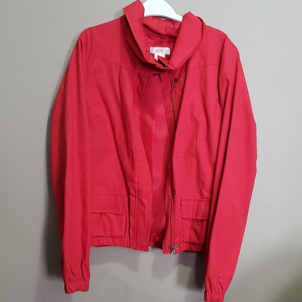 Joe Fresh Women's Red Jacket Size Large
